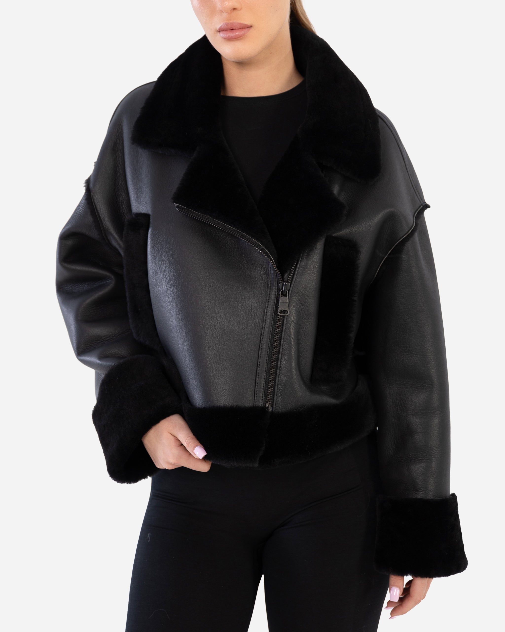 SKYE  shearling jacket