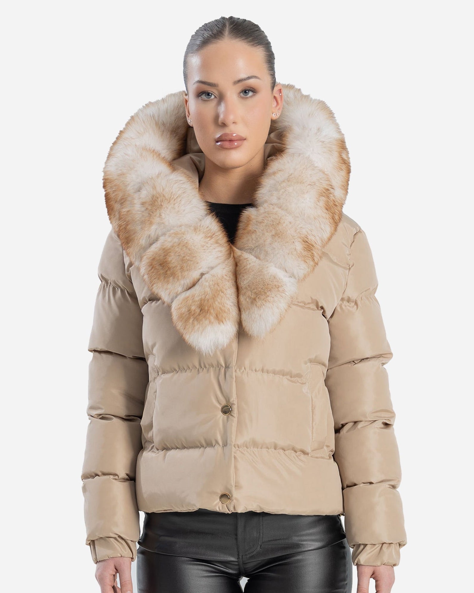 Eddy Down Puffer With Removable Natural Fur