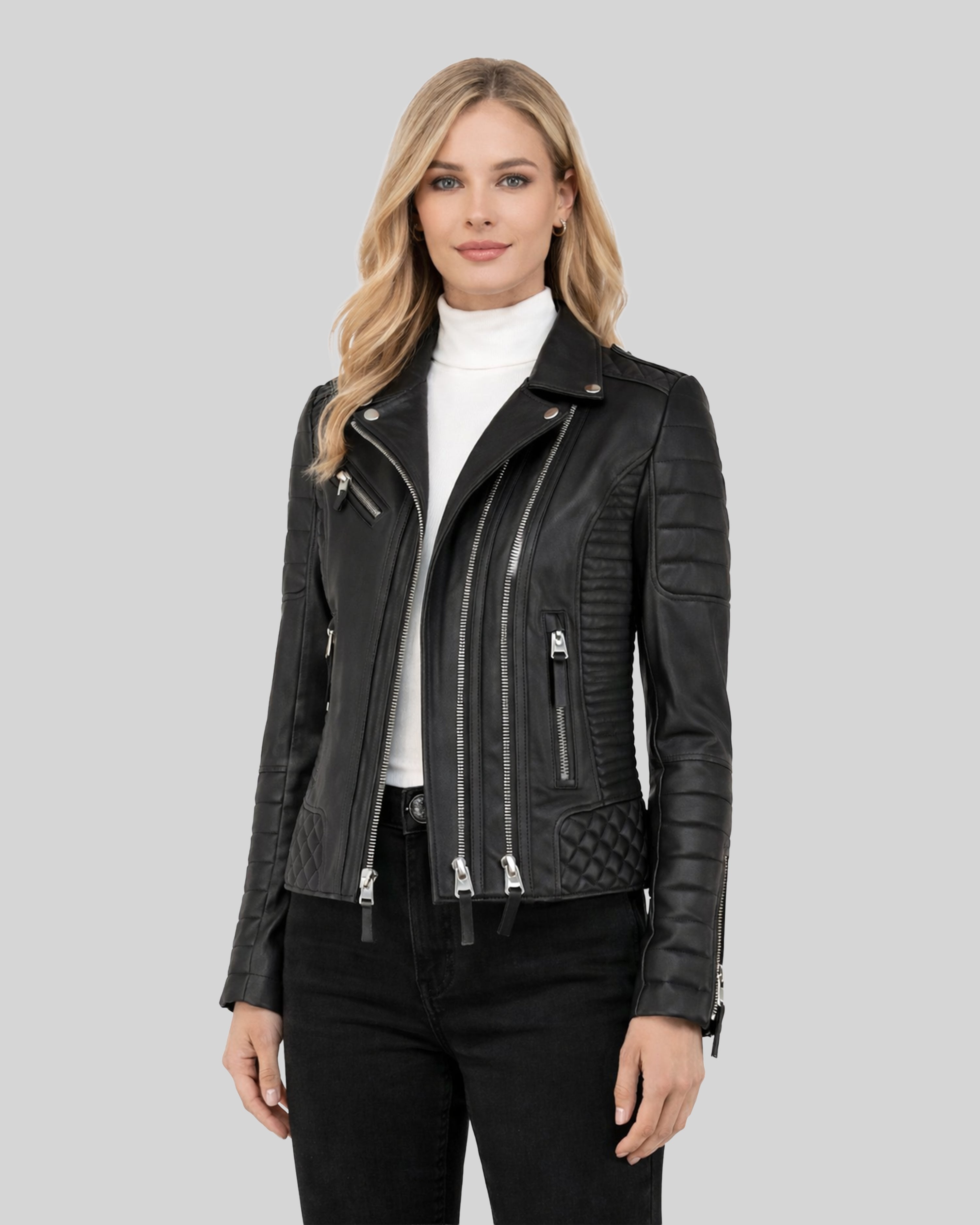 Blakely Leather Biker Jacket