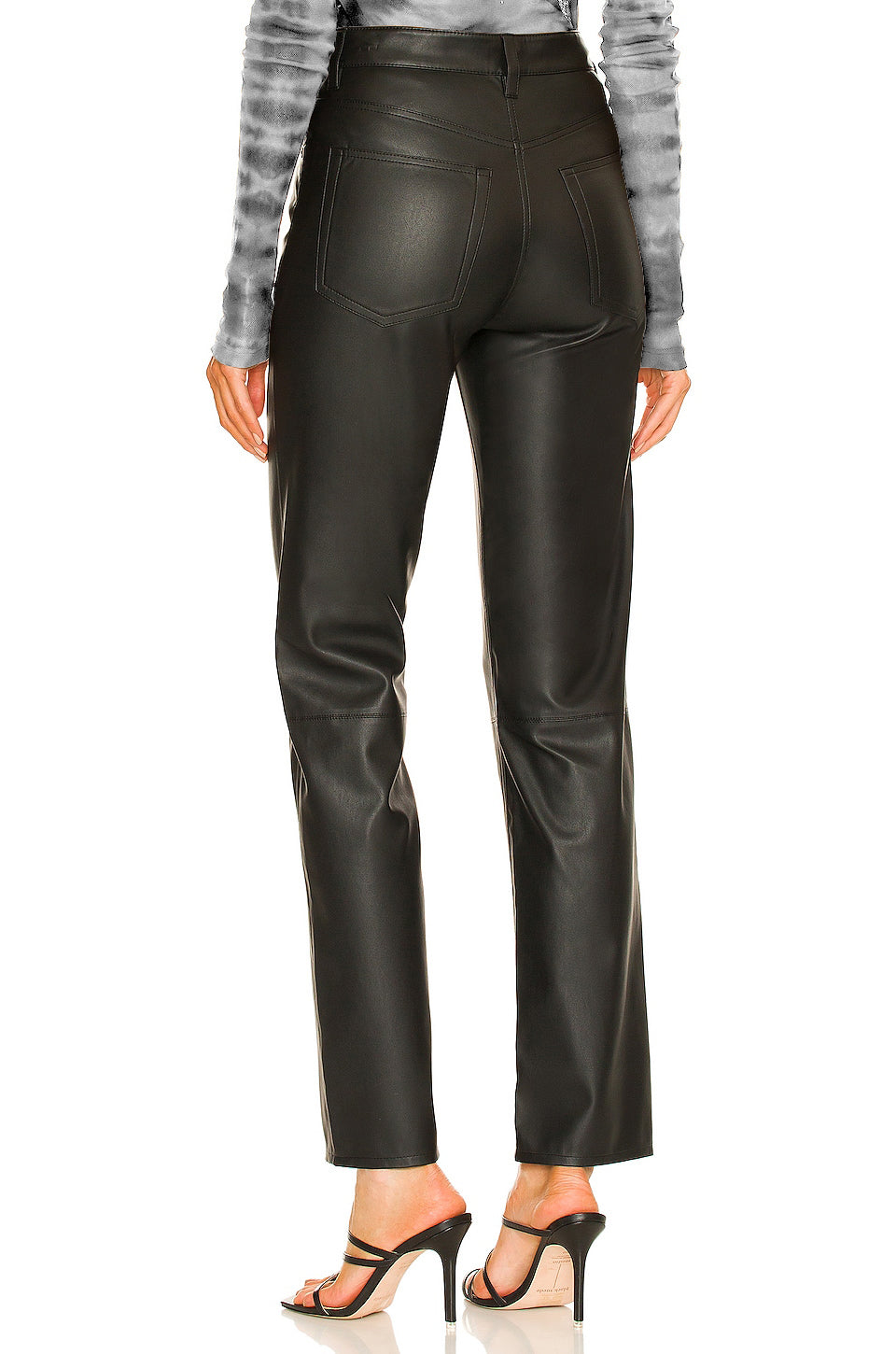 Leather Straight Leather Pants