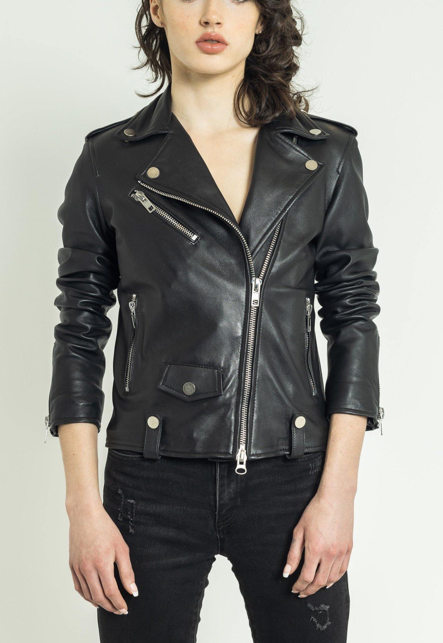 Coco Biker Leather Jacket