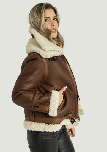 Veronica Sheepskin Jacket Cuir Dimitri