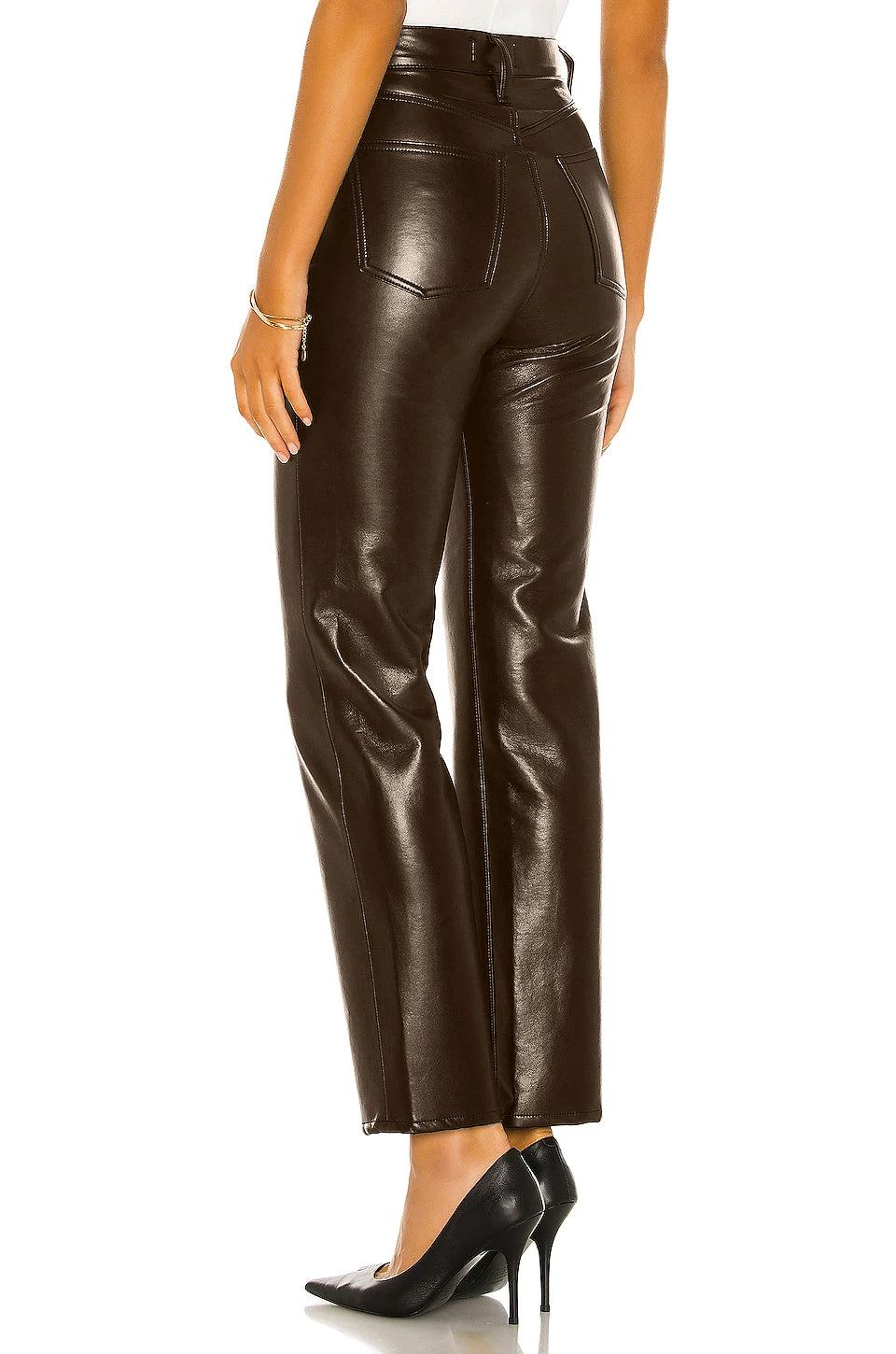 Leather Fitted Leather Pants