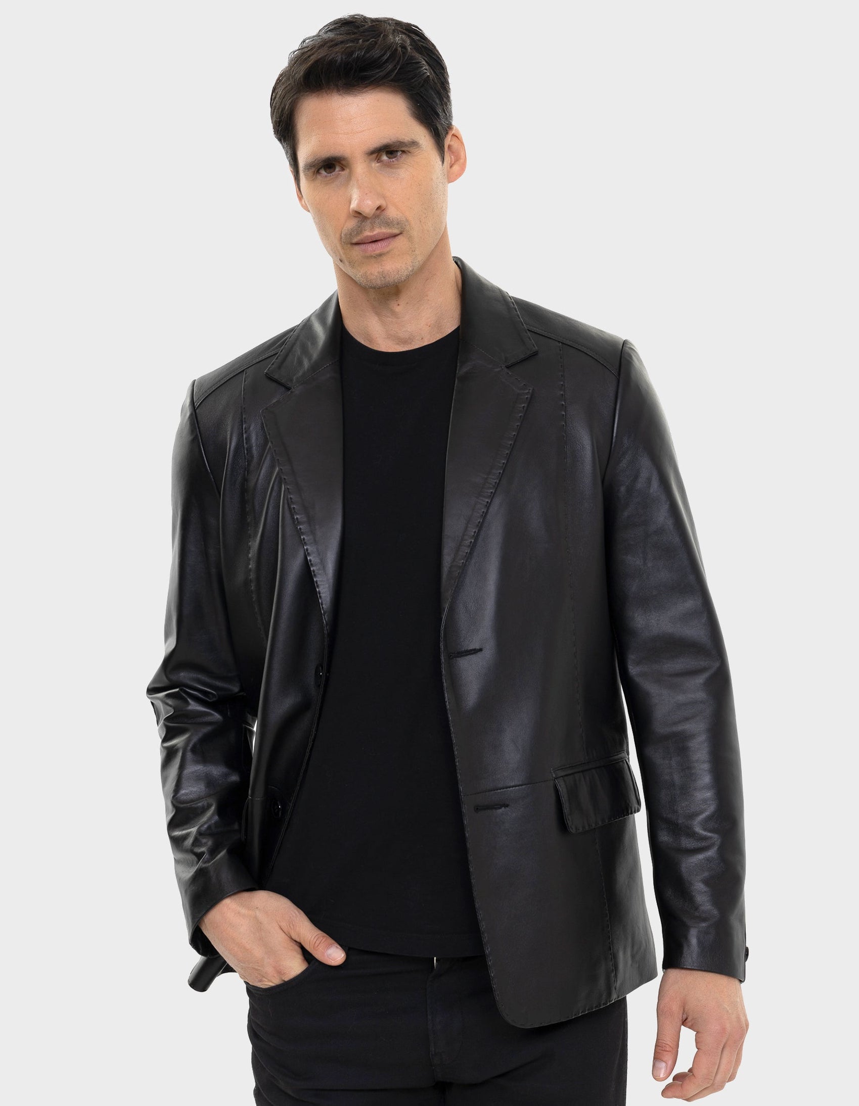 Mencia Leather Blazer