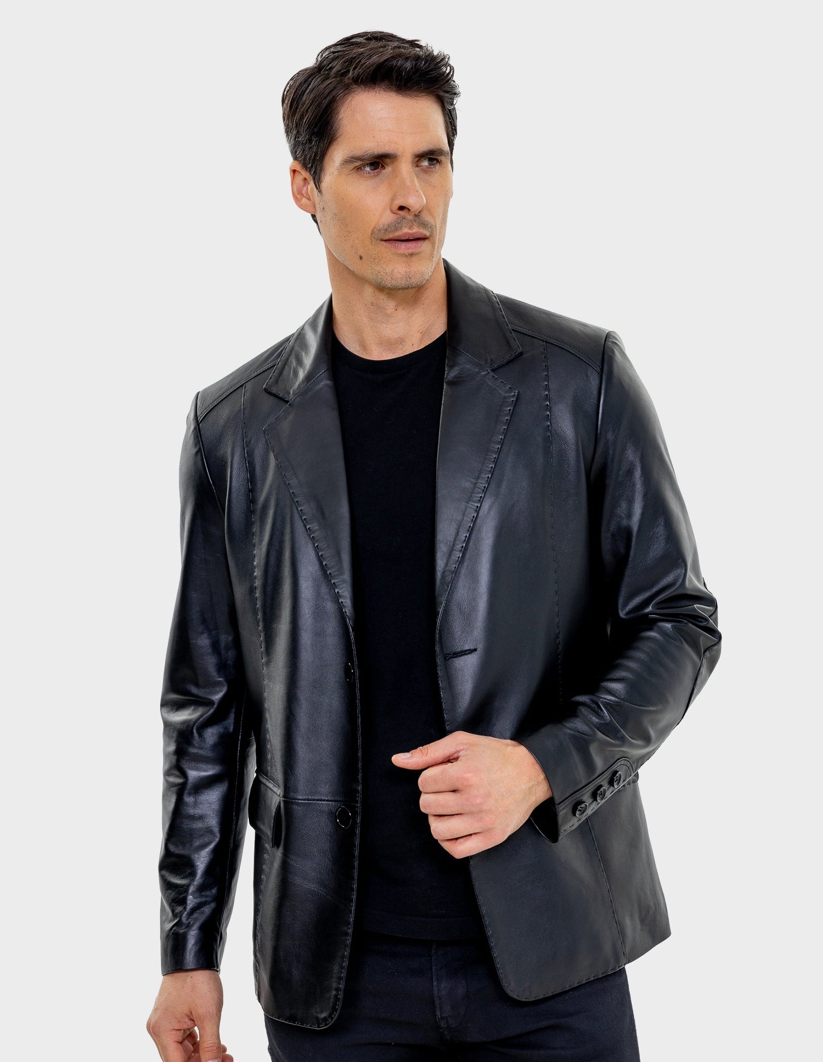 Mencia Leather Blazer