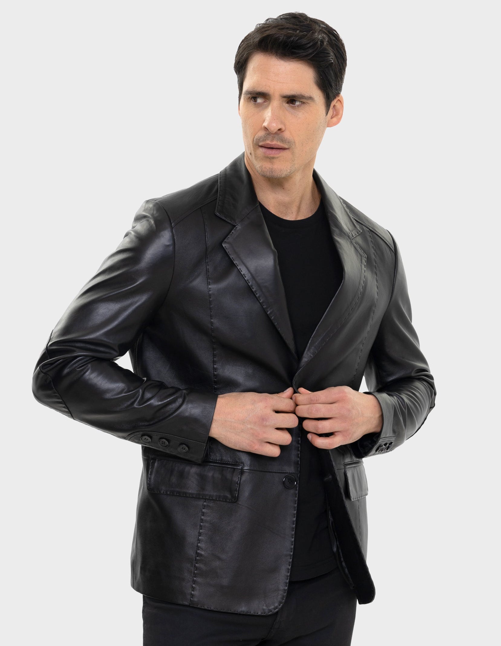 Mencia Leather Blazer