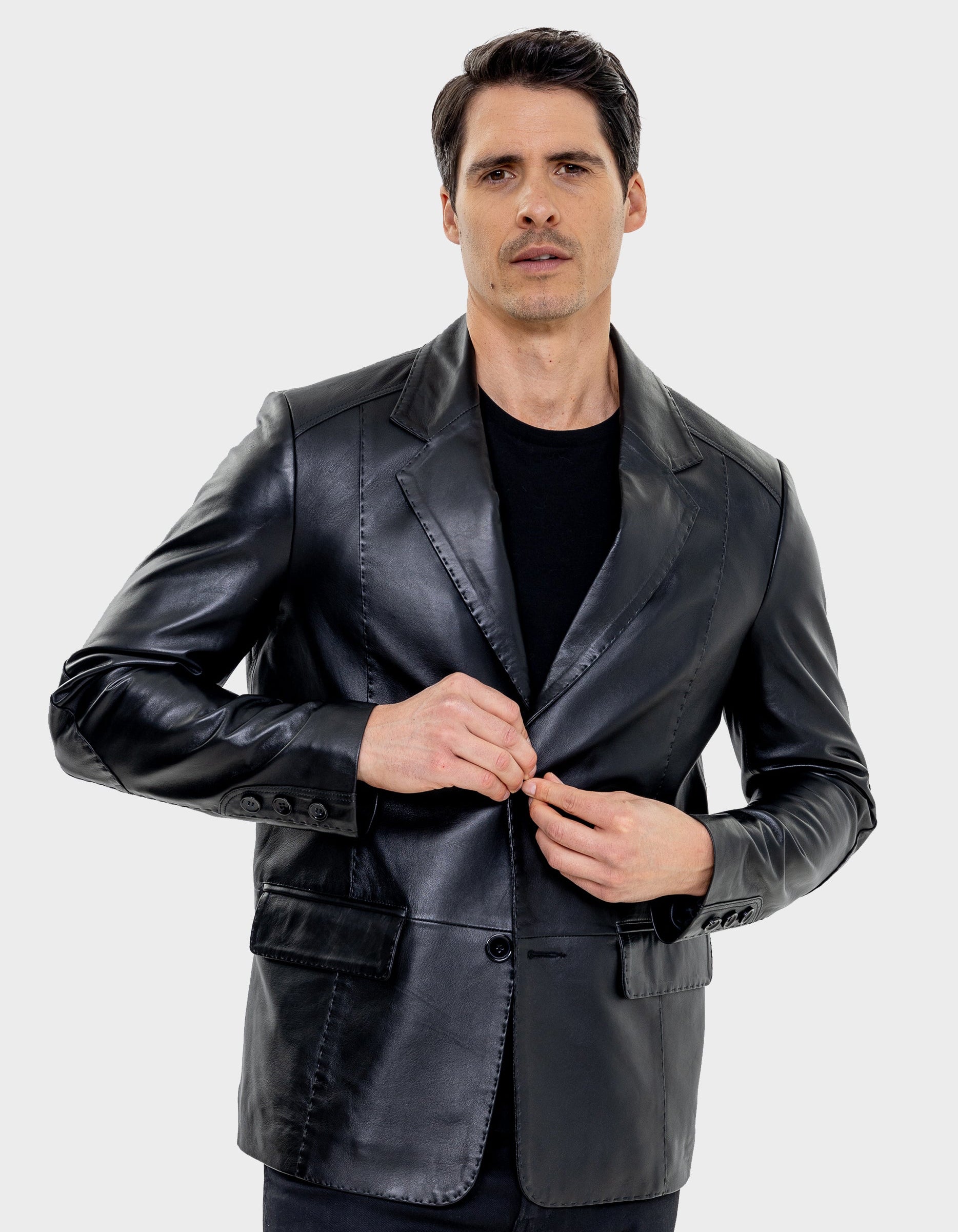 Mencia Leather Blazer