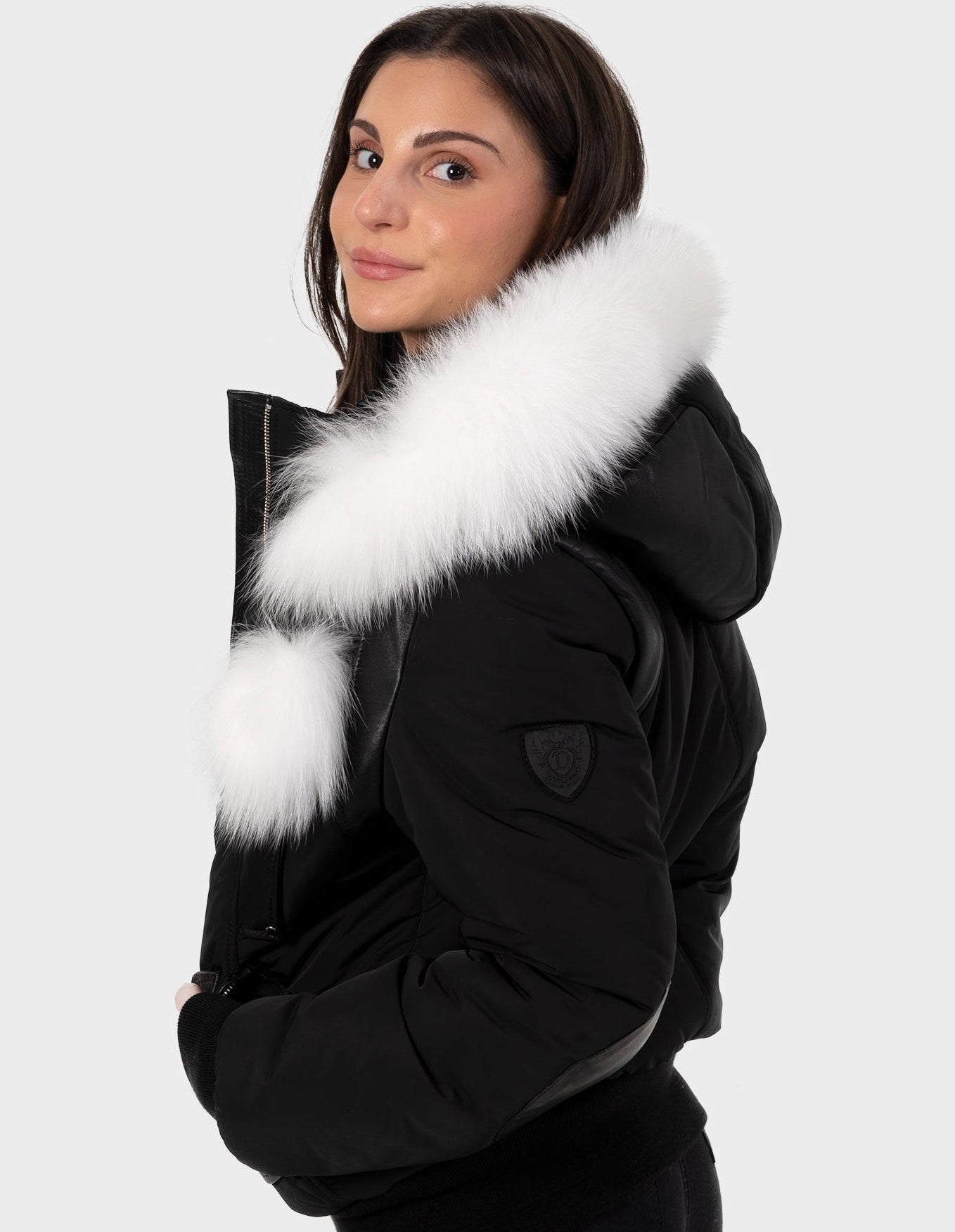 ARIA FOX TRIM BOMBER JACKET