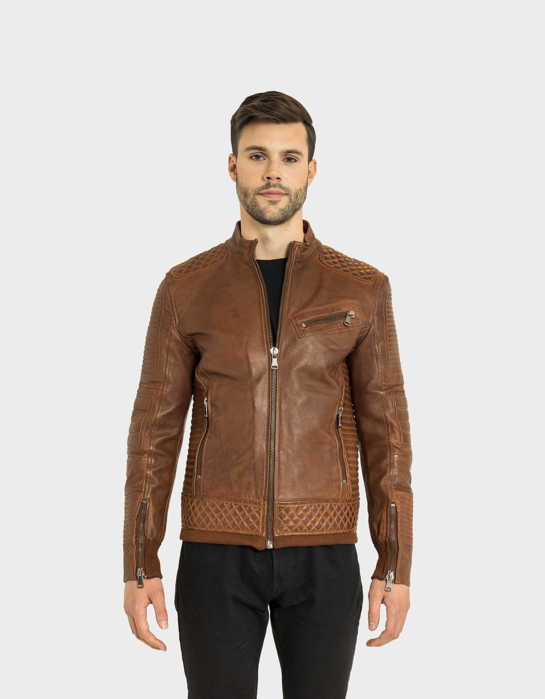 Tyson Leather Biker Jacket